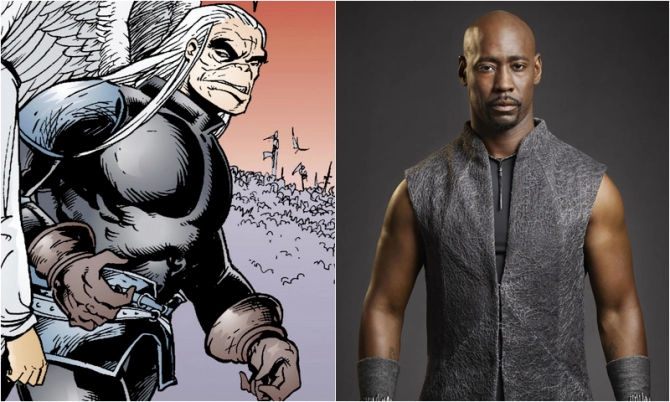 amenadiel en series y comics populares