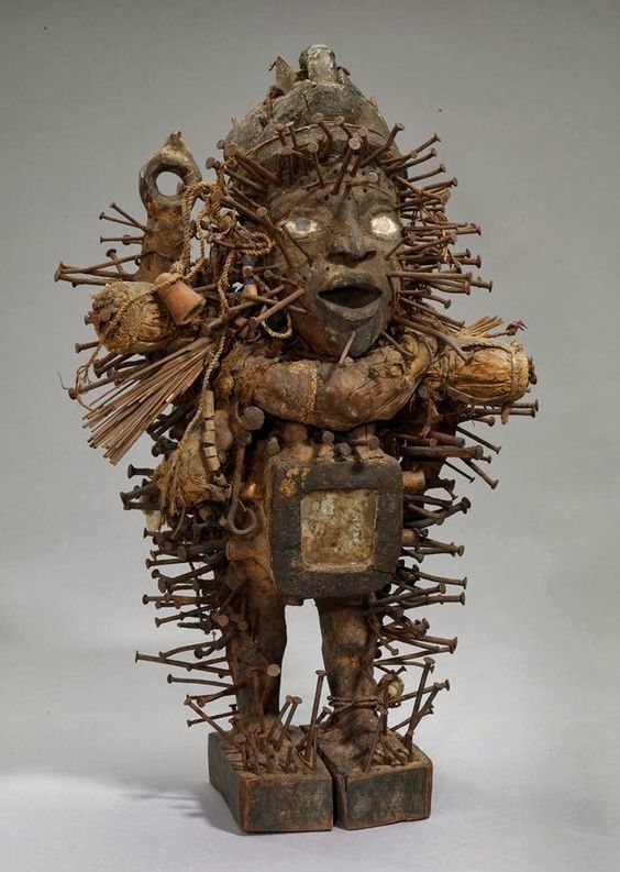 nkisi, material de brujería